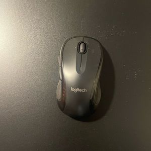 Black Logitech mouse